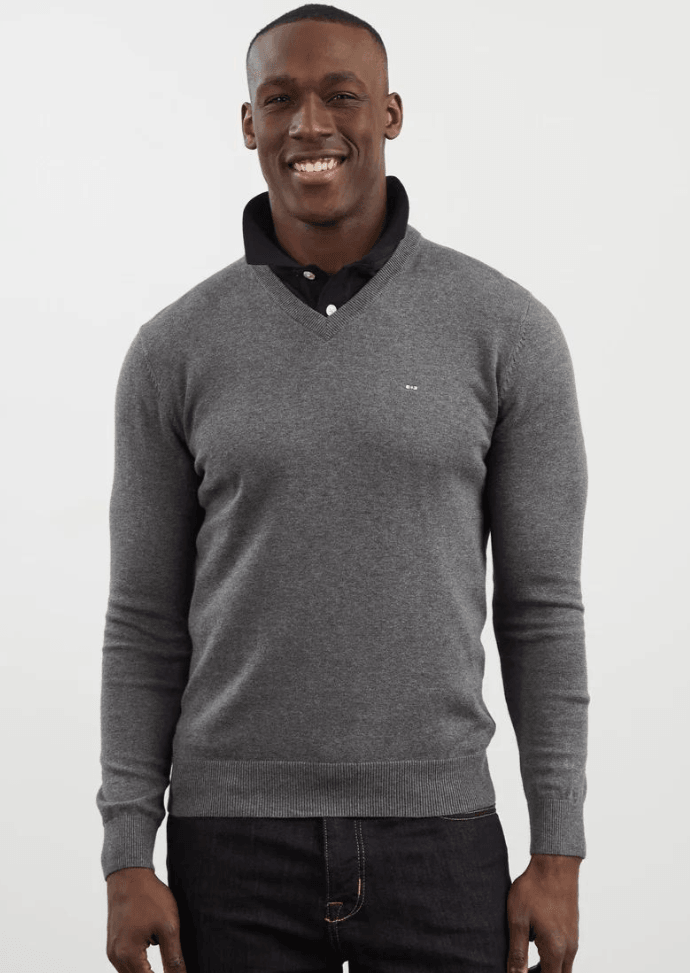 Pull Eden Park gris - Georgespaul