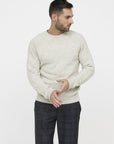 Pull col rond Lee Cooper beige | Georgespaul