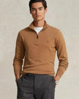 Pull col rond Ralph Lauren beige en laine 