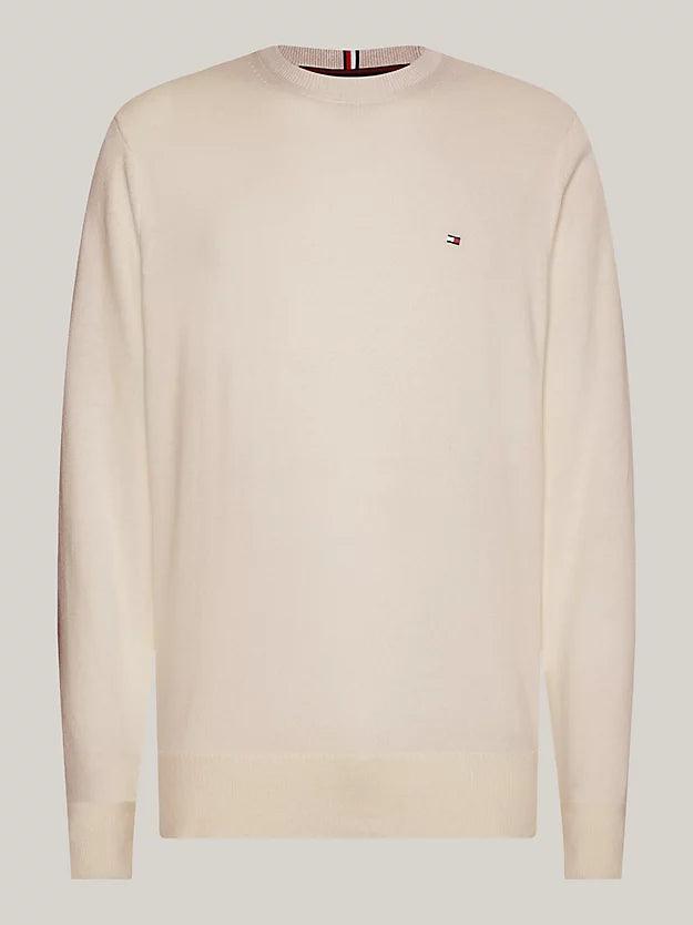 Pull Tommy Hilfiger beige en cachemire - Georgespaul