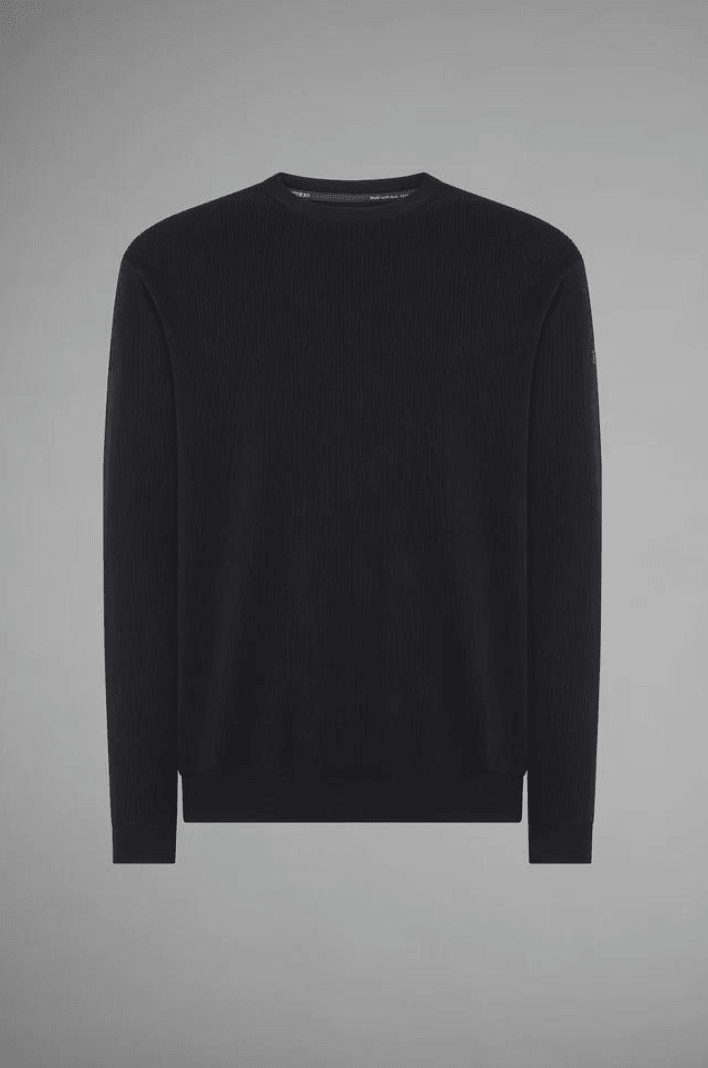 Pull côtelé RRD noir - Georgespaul