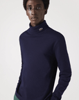 Pull col roulé Lacoste marine - Georgespaul