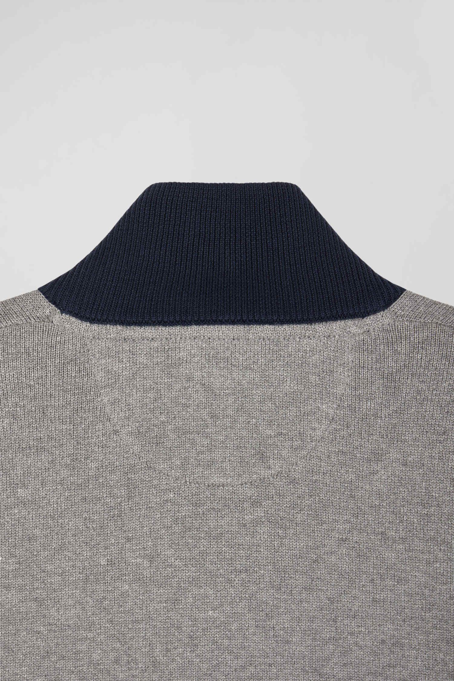 Pull demi-zip Eden Park gris - Georgespaul