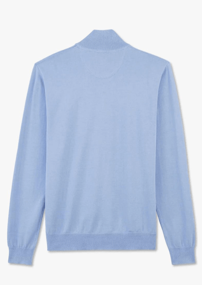 Pull demi-zip Eden Park bleu - Georgespaul