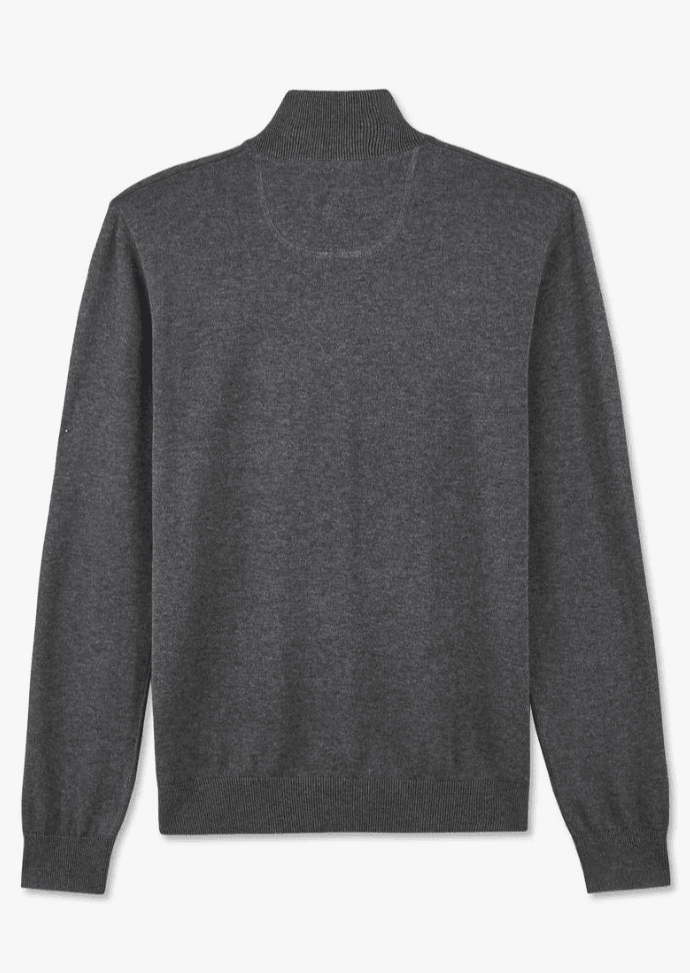 Pull demi-zip Eden Park gris - Georgespaul