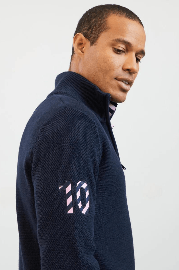 Pull demi zip Eden Park marine - Georgespaul