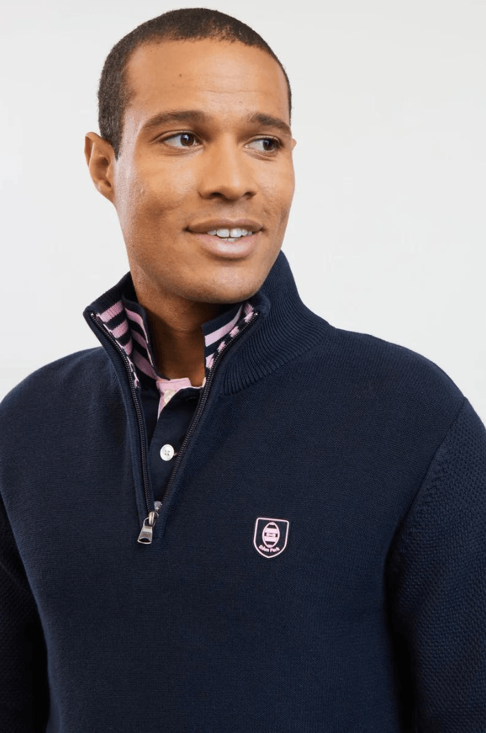 Pull demi zip Eden Park marine - Georgespaul