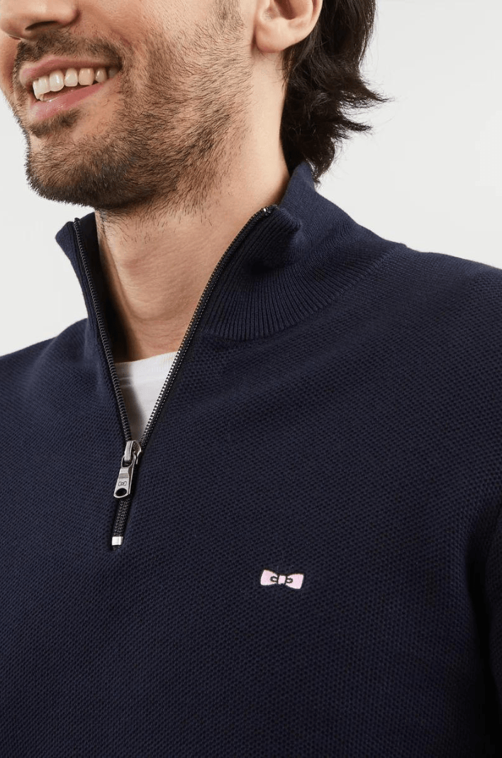 Pull demi zip Eden Park marine - Georgespaul