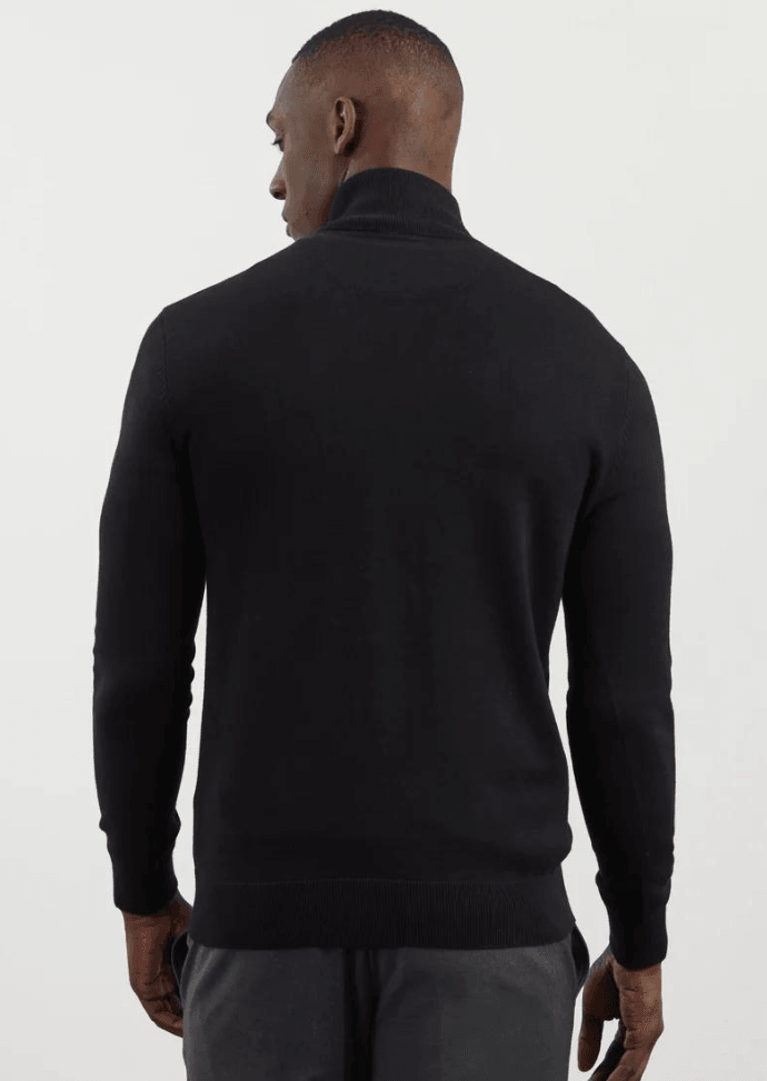 Pull demi-zip Eden Park noir - Georgespaul