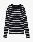 Pull torsadé marinière Tommy Hilfiger marine | Georgespaul 