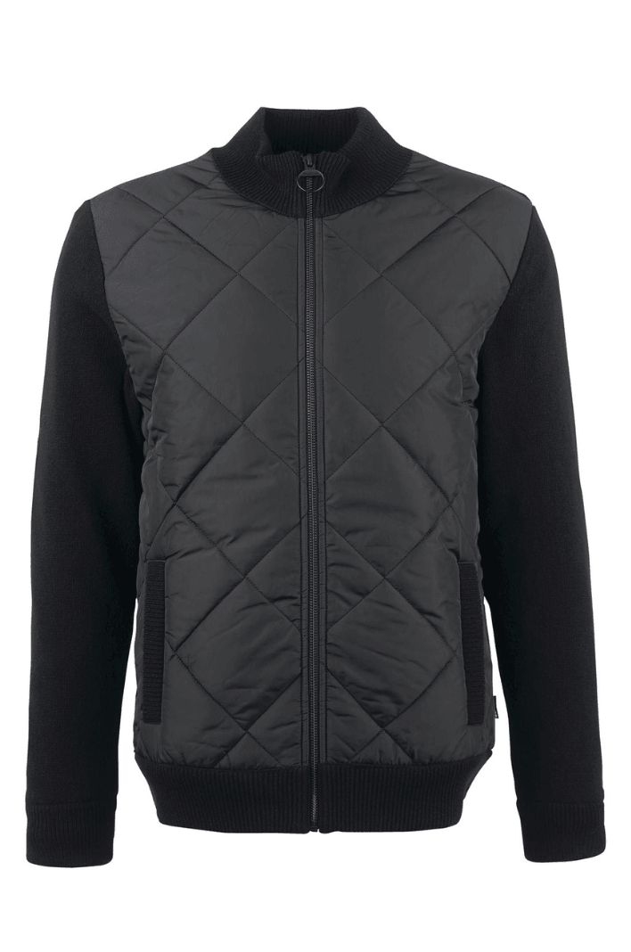 Pull zippé Barbour noir - Georgespaul