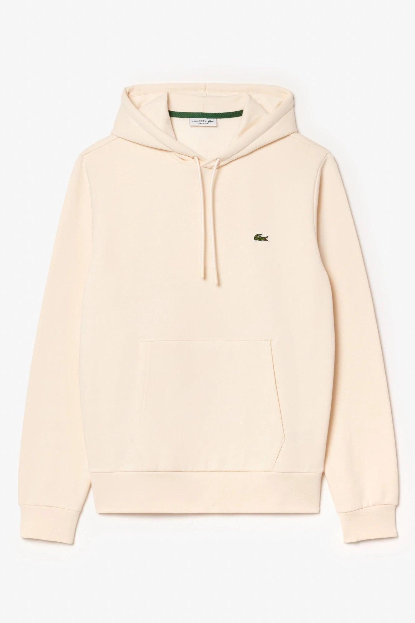 Sweat à capuche Lacoste beige - Georgespaul