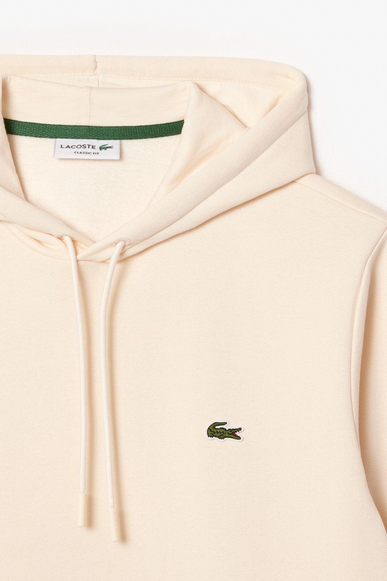 Sweat à capuche Lacoste beige - Georgespaul