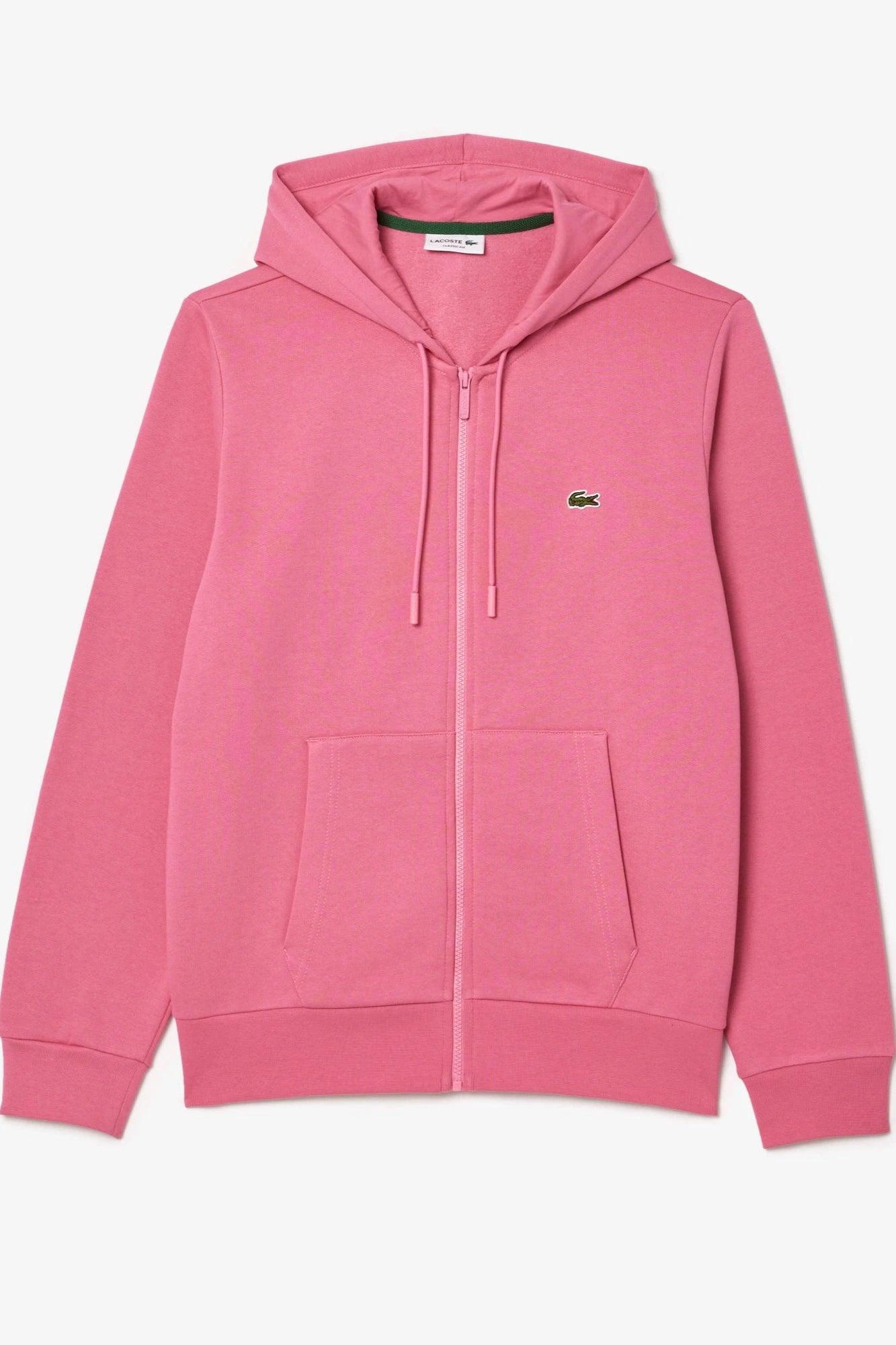 Sweat à capuche Lacoste rose - Georgespaul