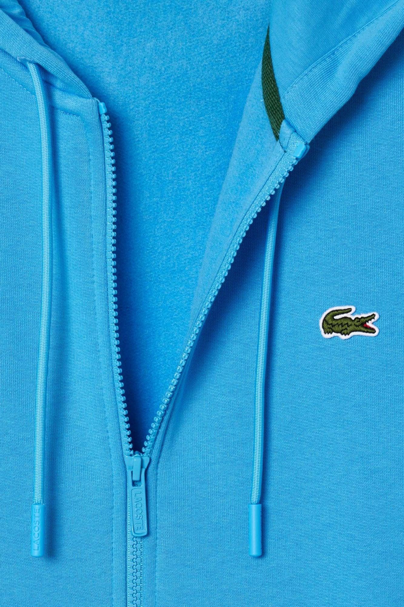 Sweat à capuche Lacoste bleu - Georgespaul