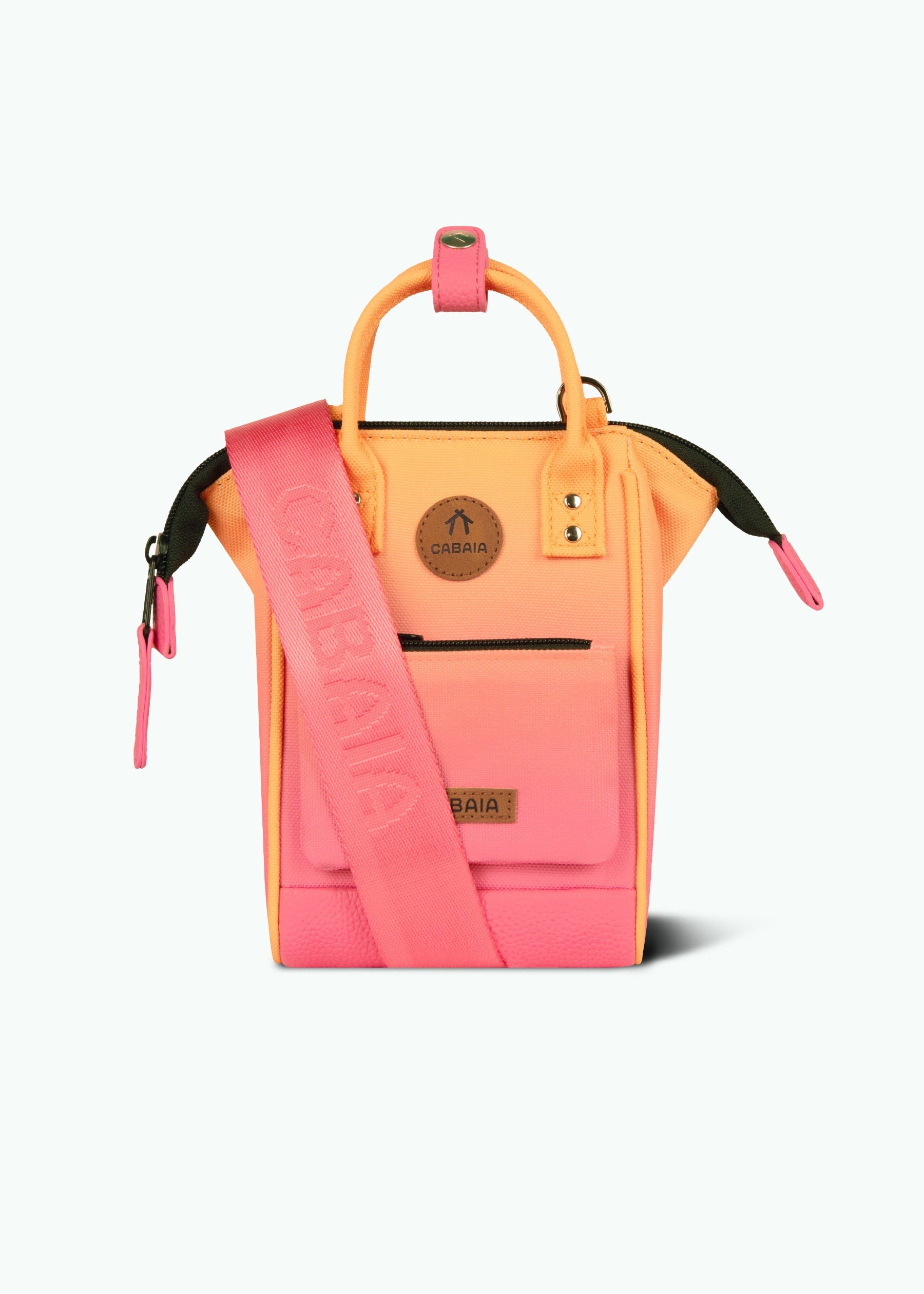 Sac à bandoulière Nano Cabourg Cabaïa rose | Georgespaul