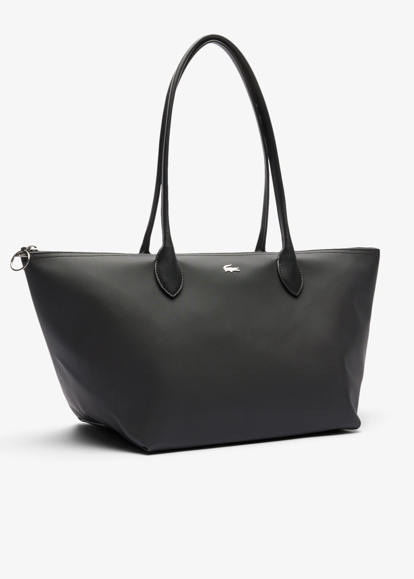 Sac cabas femme Lacoste noir | Georgespaul         