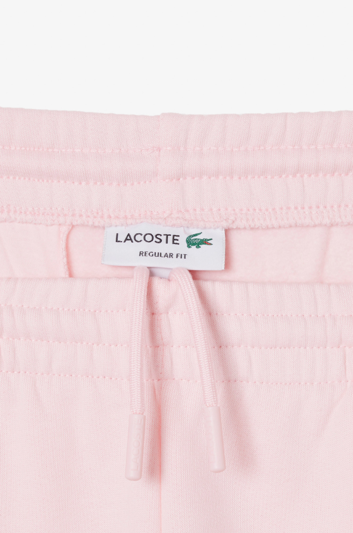 Short Lacoste rose clair coton bio