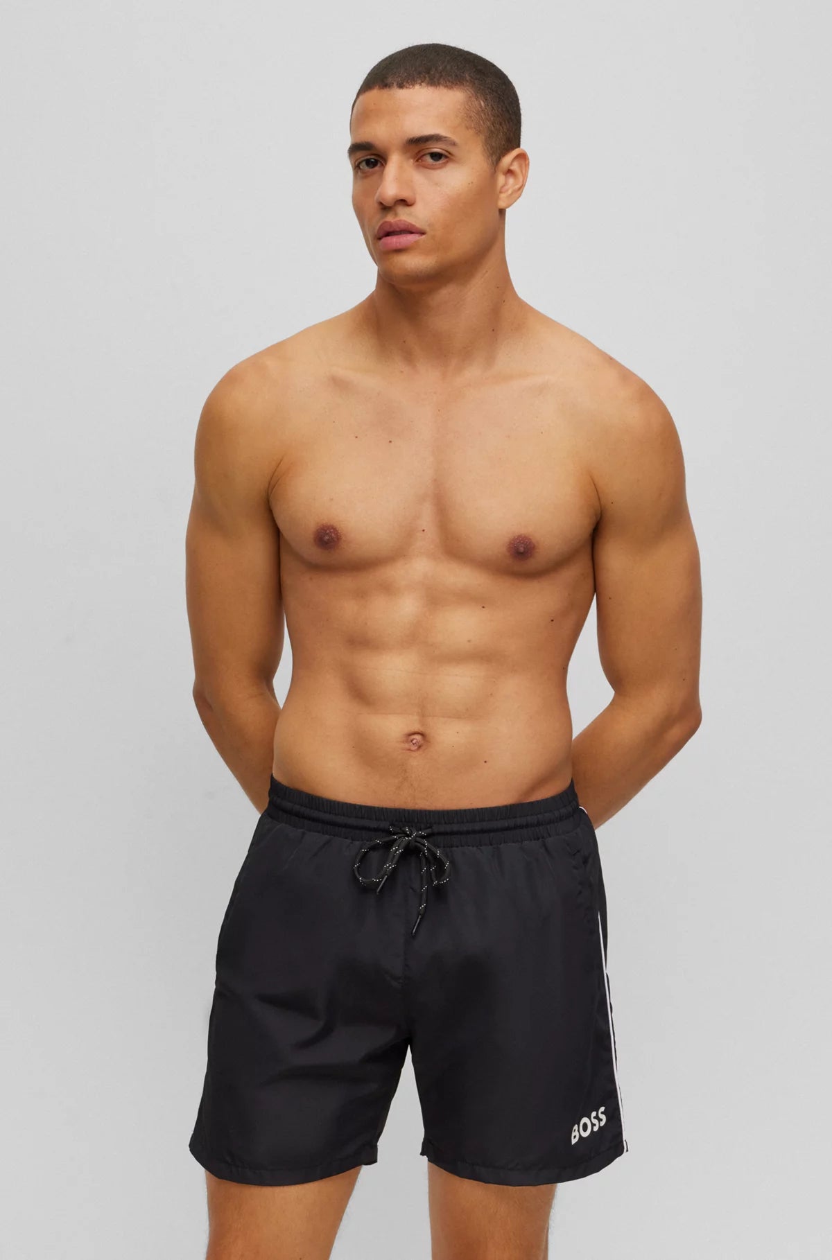 Short de bain BOSS noir pour homme I Georgespaul