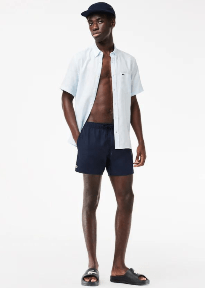 Short de bain Lacoste marine - Georgespaul