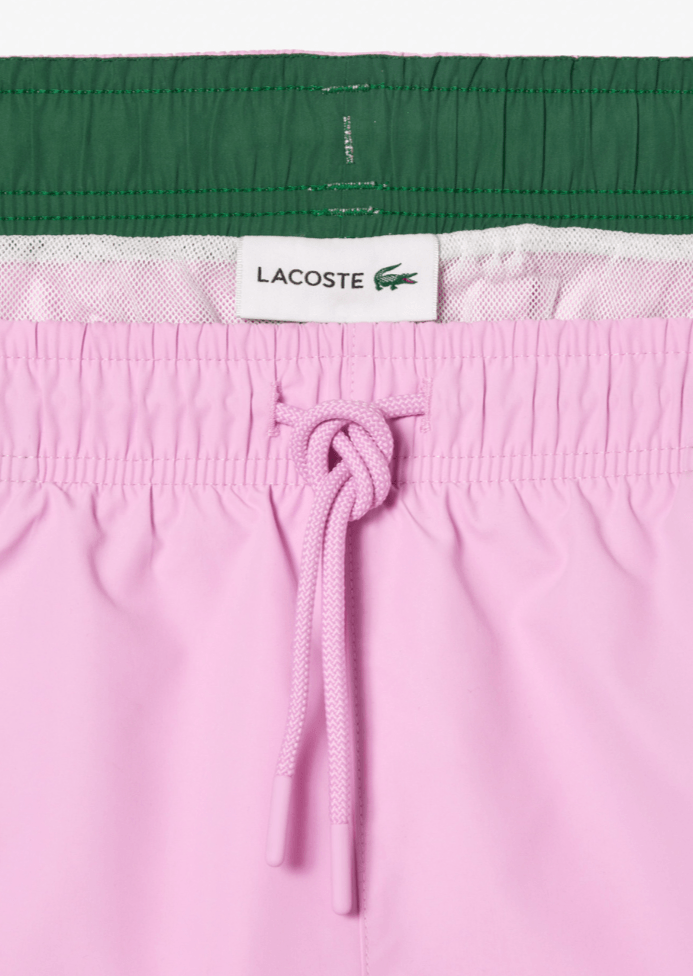 Short de bain Lacoste rose - Georgespaul