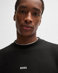 Sweat BOSS noir homme | Georgespaul                