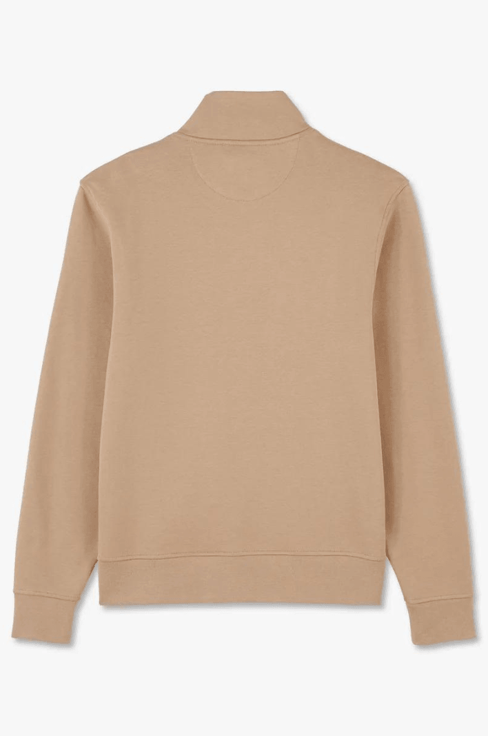 Sweat zippé col montant Eden Park beige - Georgespaul