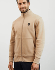 Sweat zippé col montant Eden Park beige - Georgespaul