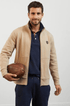 Sweat zippé col montant Eden Park beige - Georgespaul