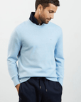 Pull Eden Park bleu en laine - Georgespaul