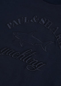 Sweat Paul & Shark marine coton