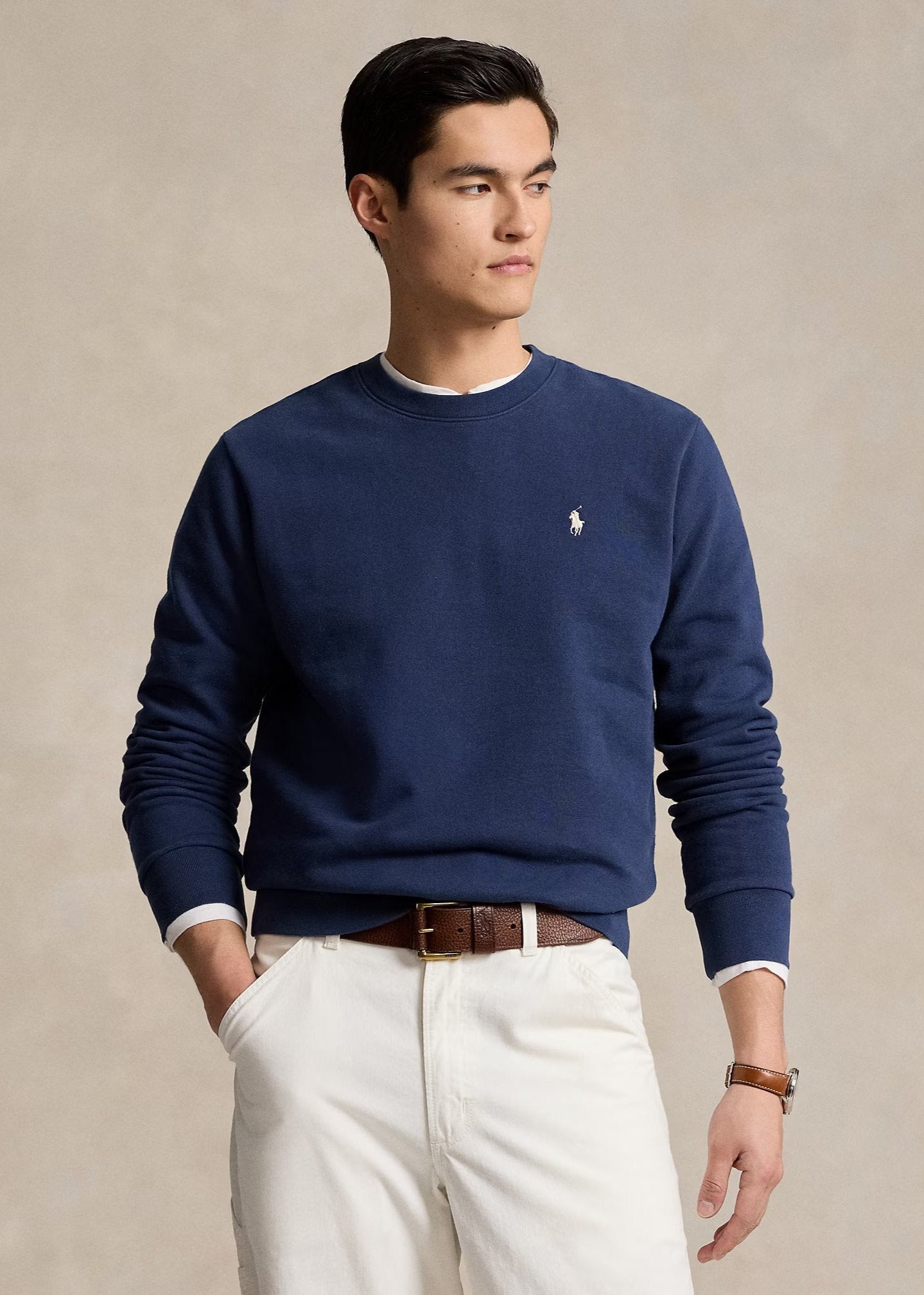 Sweat Ralph Lauren marine homme | Georgepaul      