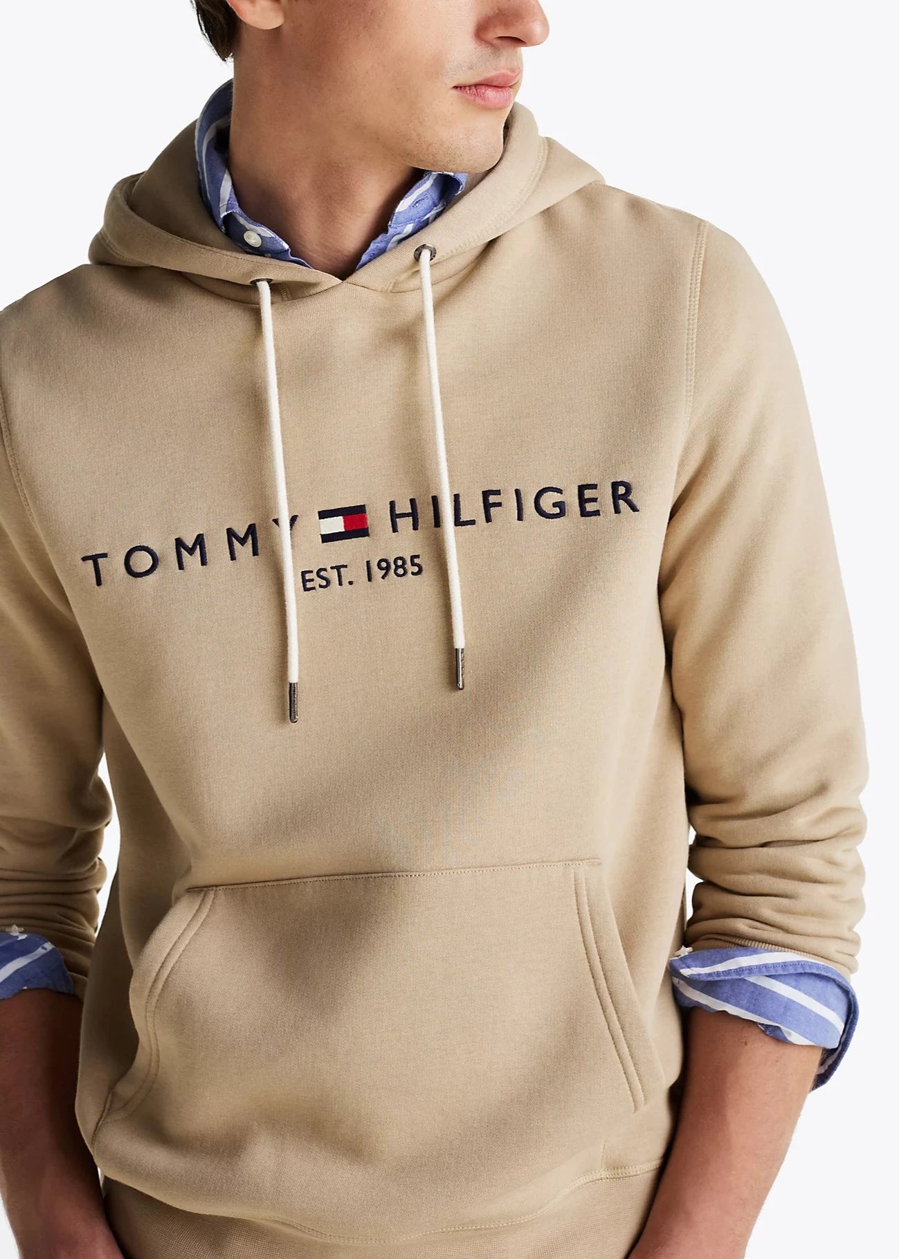 Sweat Tommy Hilfiger beige | Georgespaul           