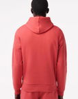 Sweat à capuche Lacoste rouge - Georgespaul