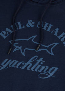 Sweat à capuche Paul & Shark marine coton bio