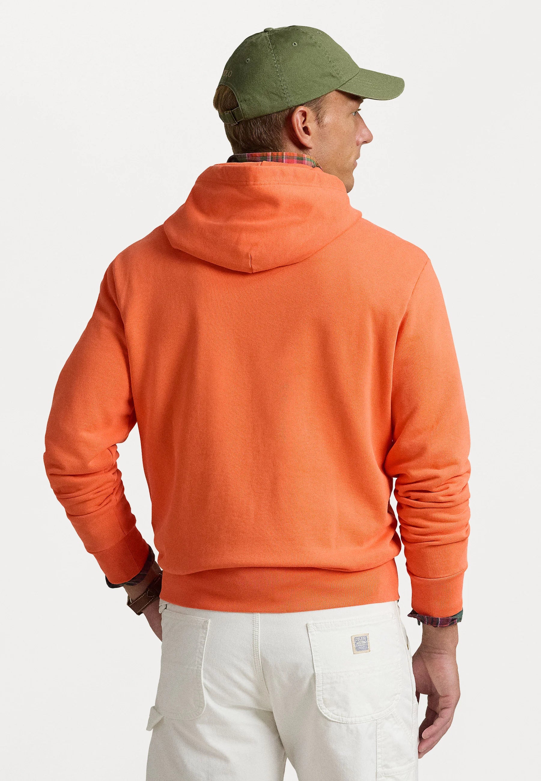 Sweat à capuche Ralph Lauren orange pour homme | Georgespaul 