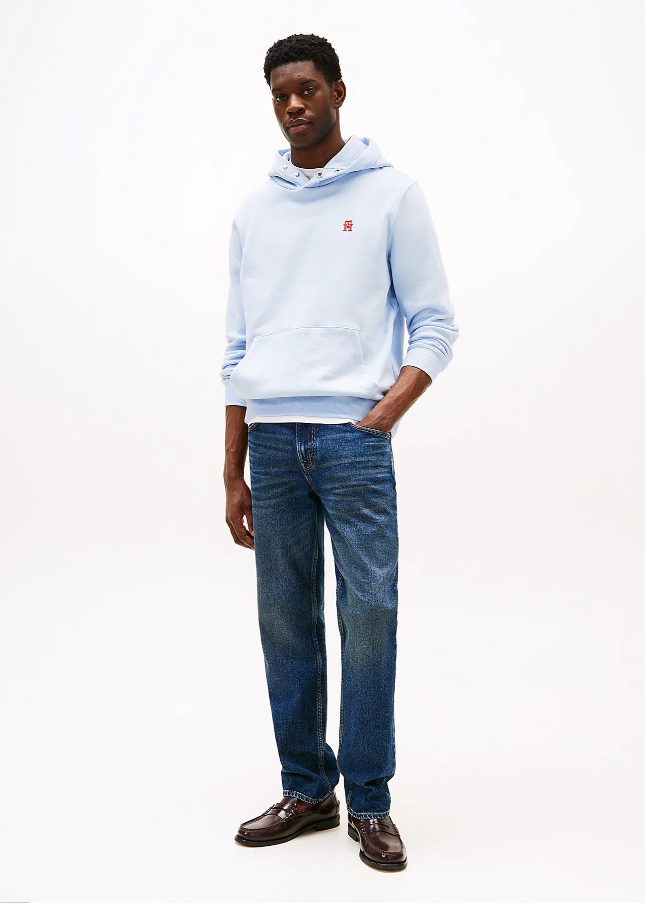 Sweatshirt Tommy Hilfiger bleu pour homme | Georgespaul 