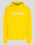 Sweat à capuche Tommy Hilfiger jaune en coton bio - Georgespaul