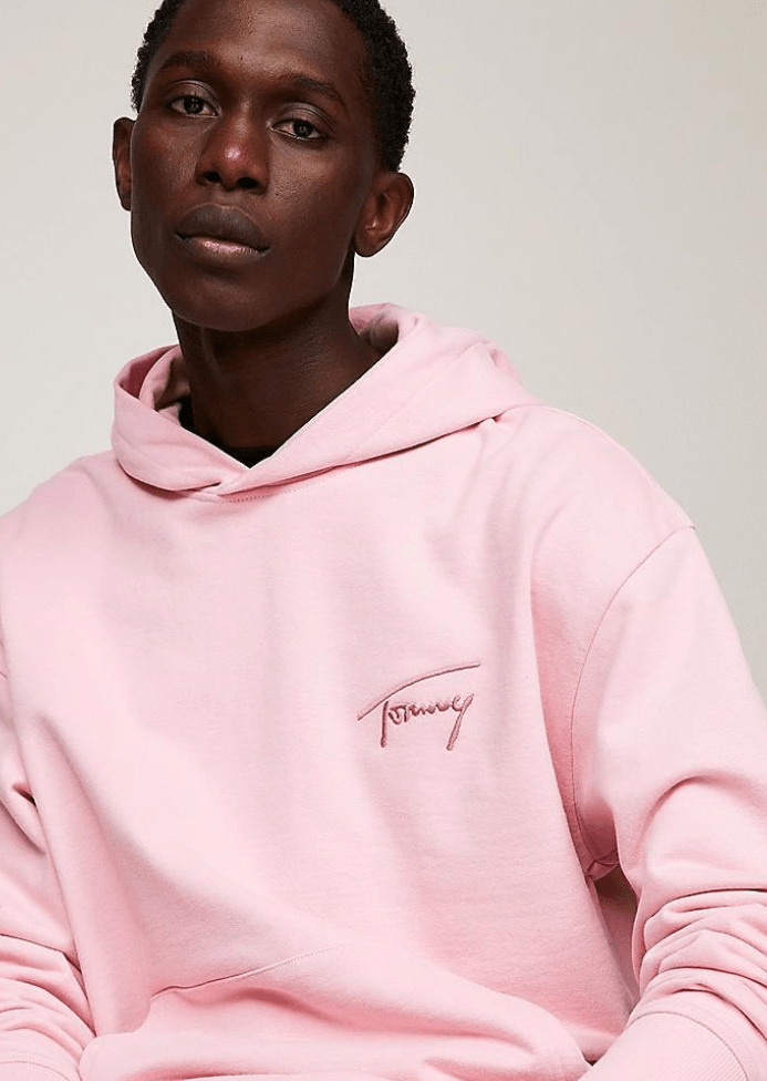 Sweat à capuche Tommy Jeans rose - Georgespaul