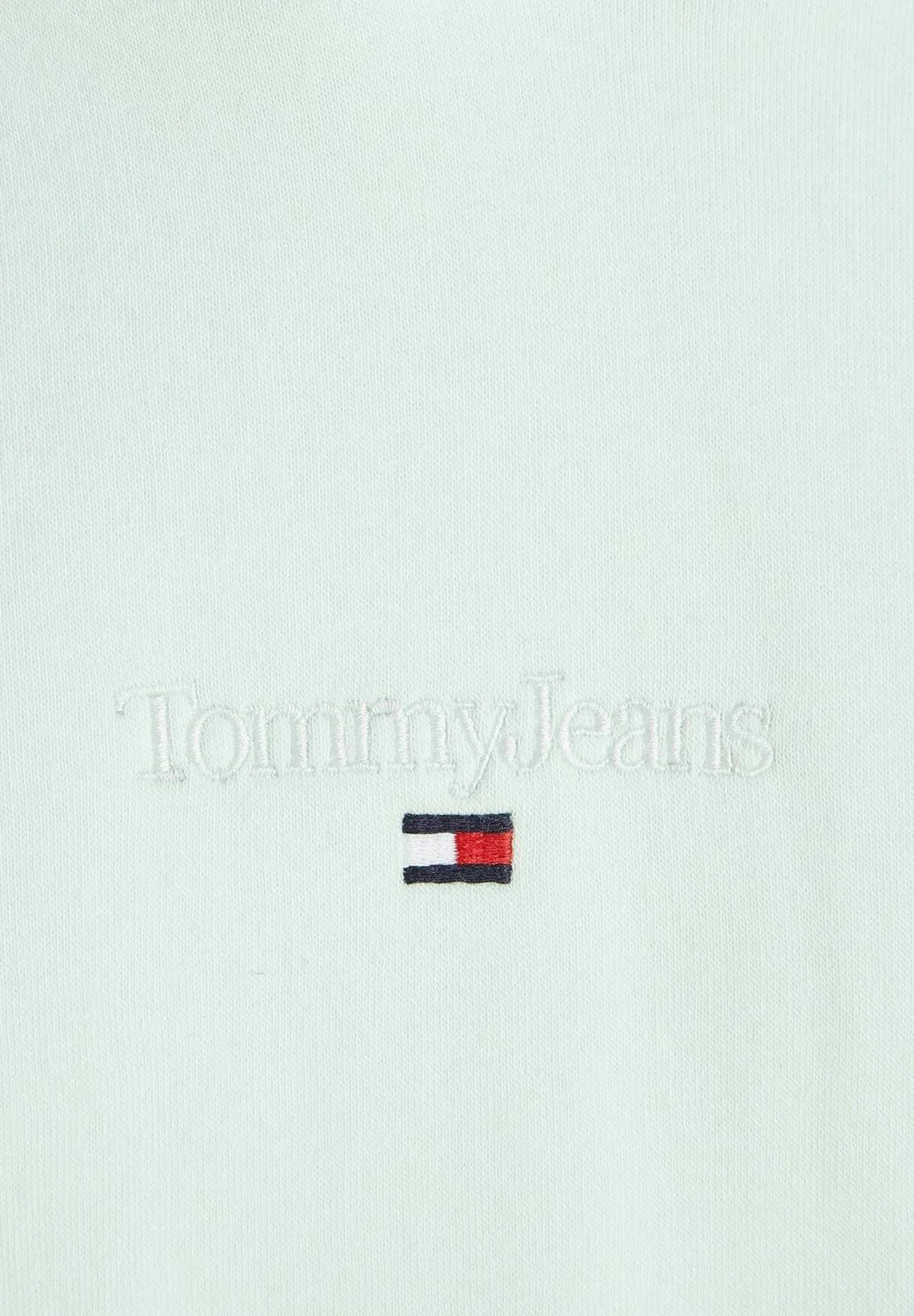 Sweat à capuche Tommy Jeans vert clair pour homme I Georgespaul