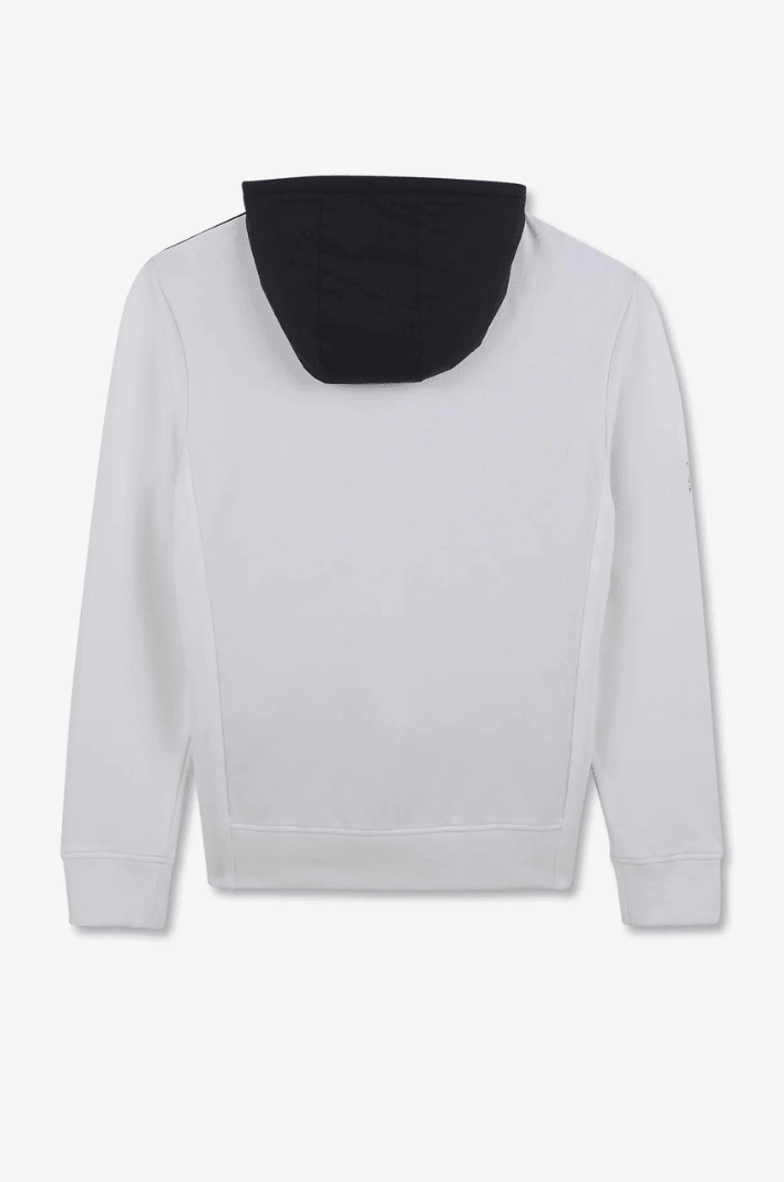 Sweat bimatière Eden Park blanc - Georgespaul