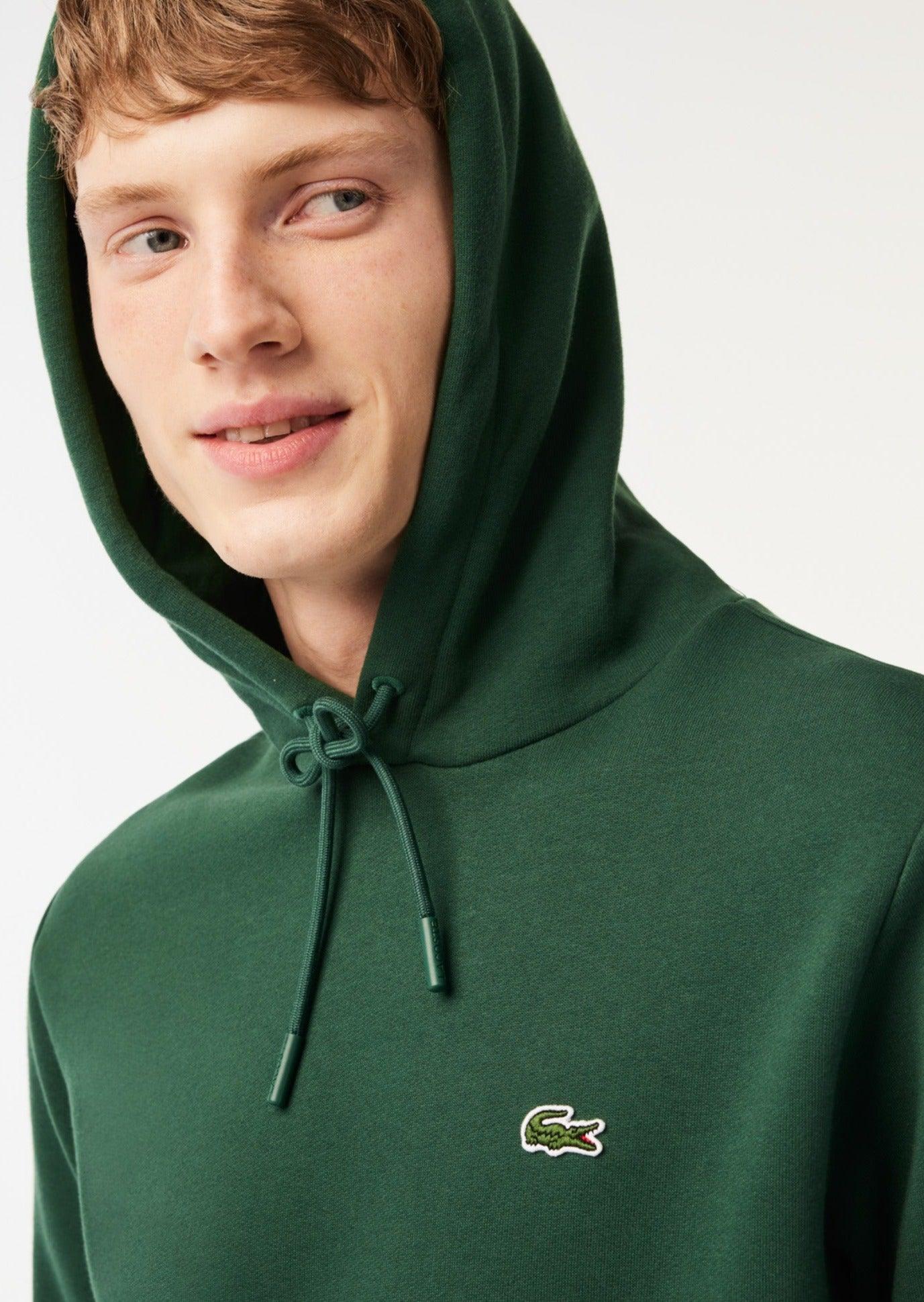 Sweat à capuche Lacoste vert - Georgespaul