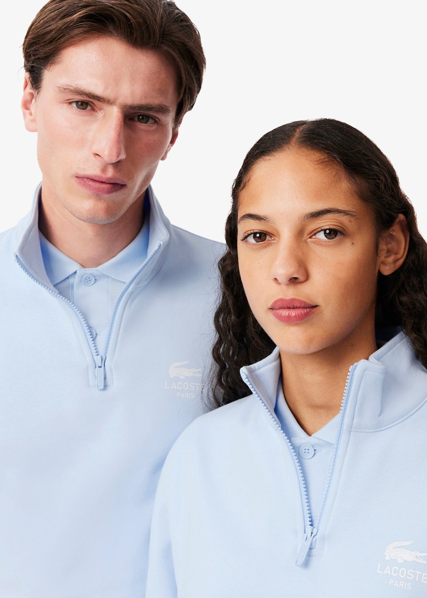 Sweat camionneur Lacoste bleu unisexe | Georgespaul 