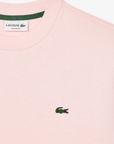 Sweat Lacoste rose en molleton de coton bio - Georgespaul