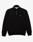 Pull Lacoste demi-zip noir pour homme | Georgespaul