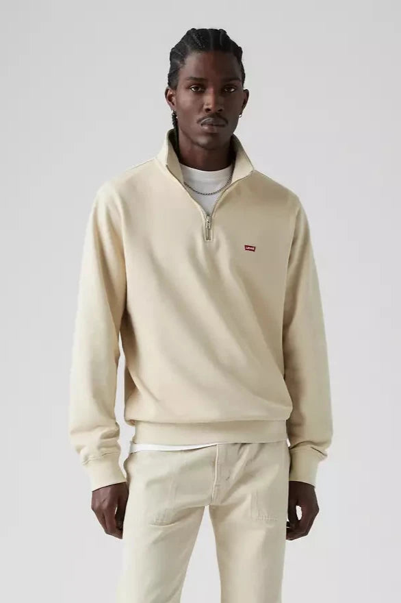 Sweat demi-zip Levi's beige - Georgespaul