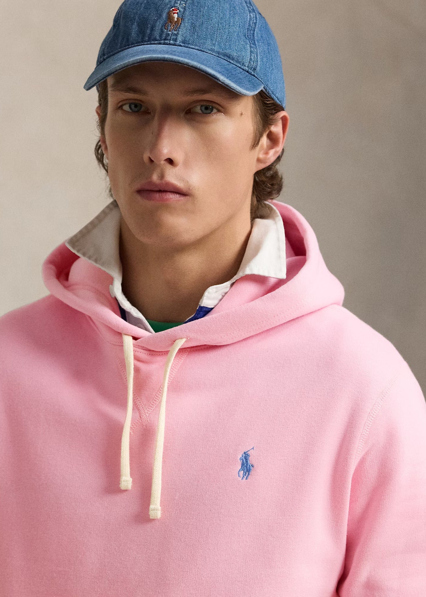 Sweatshirt Ralph Lauren rose pour homme | Georgespaul 