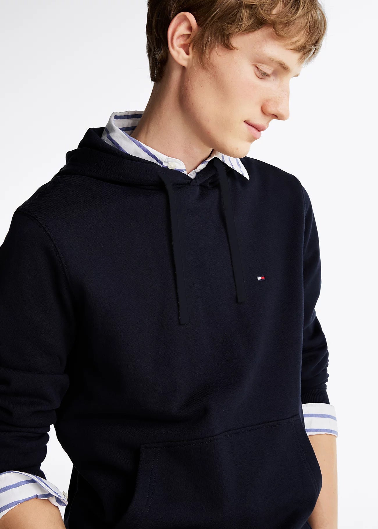 Sweatshirt Tommy Hilfiger marine pour homme | Georgespaul