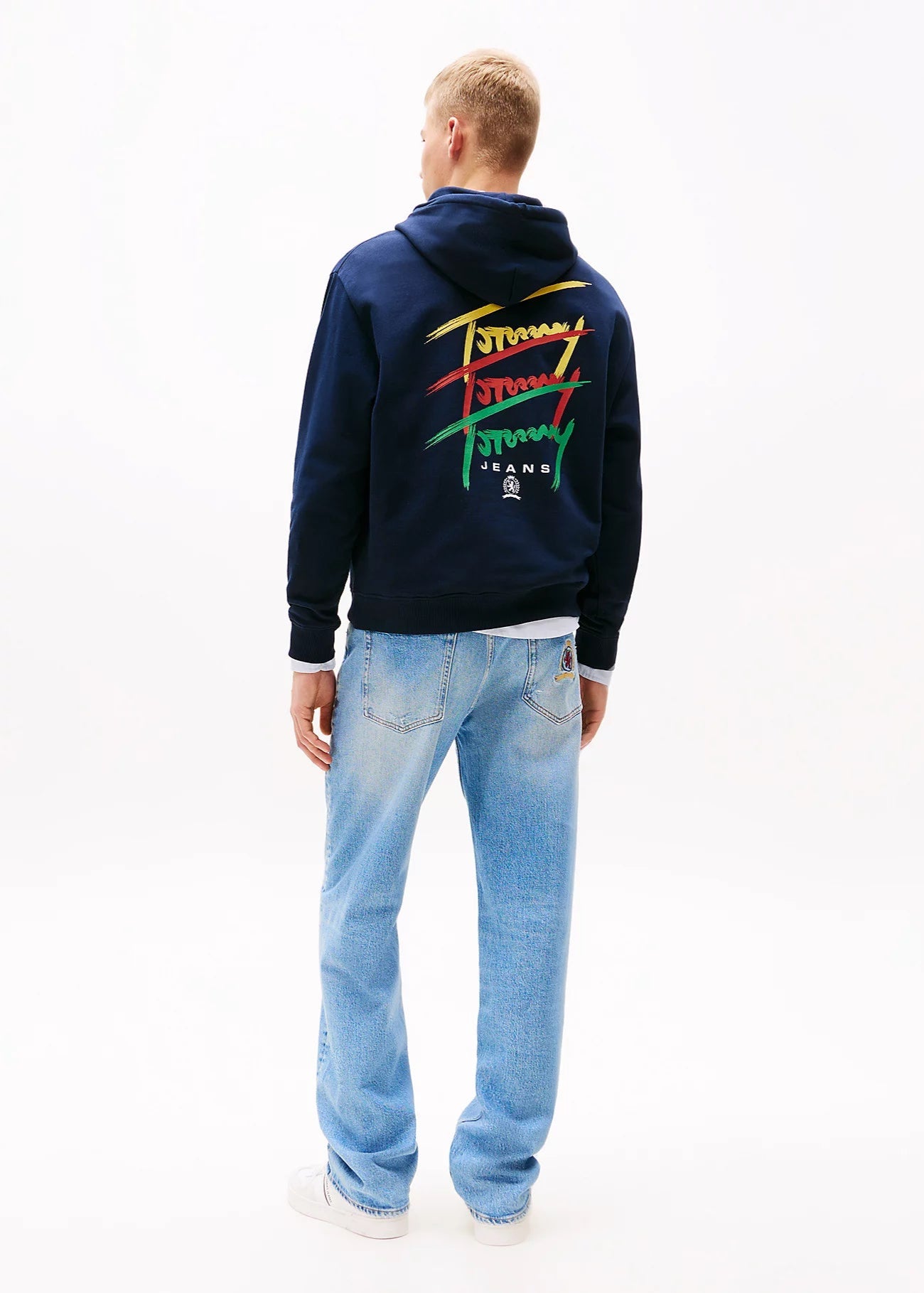 Sweatshirt Tommy Jeans marine pour homme | Georgespaul 