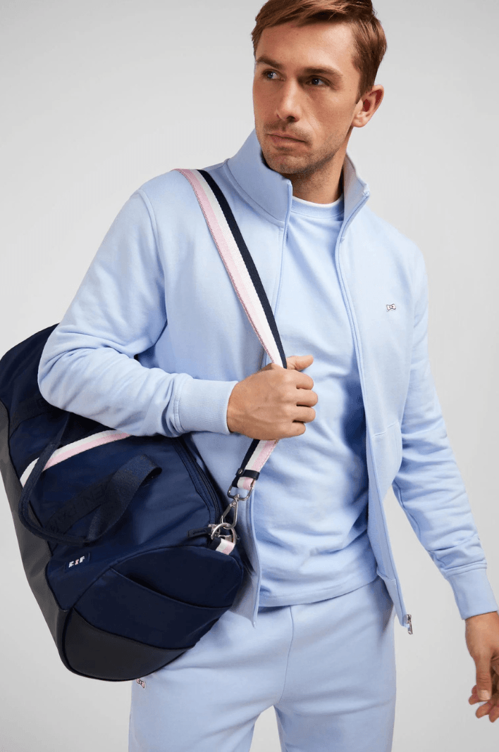 Sweat zippé Eden Park bleu clair - Georgespaul